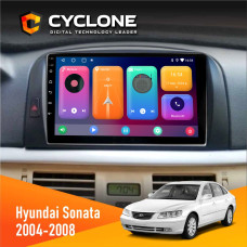  Штатна магнітола Hyundai Sonata (NF) 2004-2008 Cyclone C9CPL 2x32