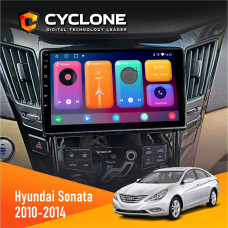  Штатна магнітола Hyundai Sonata (YF) 2010-2014 CAN Cyclone C9CPL 2x32