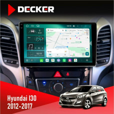 Штатная магнитола Hyundai i30 2012-2017 CAN Decker D9004 6x128, DSP 360, 2k