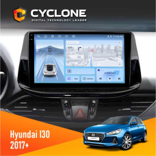 Штатная магнитола Hyundai i30 2017+ Cyclone C9009 4x64, DSP, 4G, 2k