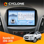 Штатна магнітола Hyundai ix35 2010-2018 Cyclone C9-012 4x64 DSP 4G