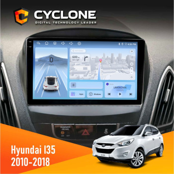 Штатна магнітола Hyundai ix35 2010-2018 Cyclone C9-012 4x64 DSP 4G