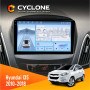 Штатная магнитола Hyundai ix35 2010-2018 Cyclone C9009 4x64, DSP, 4G, 2k