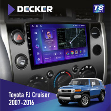 Штатная магнитола Toyota FJ Cruiser 2007-2016 Decker TS9002 TS 4x32, DSP, 4G