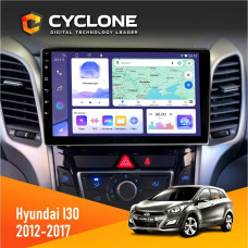 Штатная магнитола Hyundai i30 2012-2017 CAN Cyclone C9008 4x64, DSP