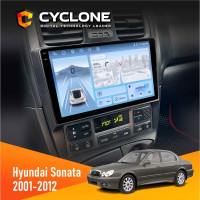 Штатная магнитола Hyundai Sonata (EF) 2001-2012 Cyclone C9009 4x64, DSP, 4G, 2k