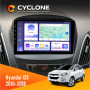 Штатная магнитола Hyundai ix35 2010-2018 Cyclone C9008 4x64, DSP