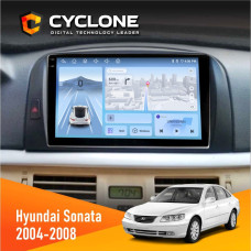Штатная магнитола Hyundai Sonata (NF) 2004-2008 Cyclone C9009 4x64, DSP, 4G, 2k