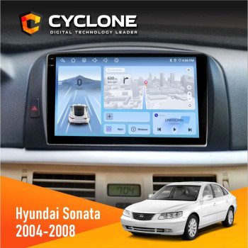 Штатная магнитола Hyundai Sonata (NF) 2004-2008 Cyclone C9-012 4x64 DSP 4G