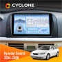 Штатная магнитола Hyundai Sonata (NF) 2004-2008 Cyclone C9009 4x64, DSP, 4G, 2k