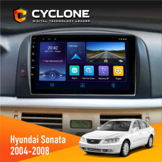  Штатна магнітола Hyundai Sonata (NF) 2004-2008 Cyclone C9006 4x64, DSP, DVR