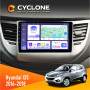 Штатная магнитола Hyundai IX35 2016-2018 Cyclone C9008 4x64, DSP