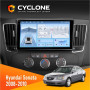 Штатная магнитола Hyundai Sonata 2008-2010 Cyclone C9009 4x64, DSP, 4G, 2k