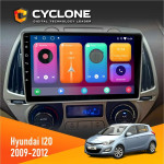 Штатна магнітола Hyundai I20 2009-2012 Climate Cyclone C9CPL 2x32