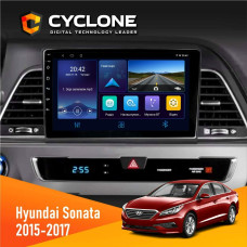  Штатна магнітола Hyundai Sonata 2015-2017 CAN Cyclone C9006 4x64, DSP, DVR