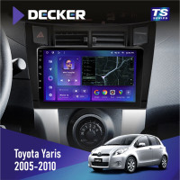 Штатная магнитола Toyota Yaris 2005-2010 Decker TS9002 TS 4x32, DSP, 4G