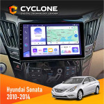 Штатная магнитола Hyundai Sonata (YF) 2010-2014 CAN Cyclone C9-011 4x64, DSP