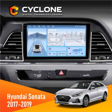 Штатная магнитола Hyundai Sonata 2017-2019 CAN Cyclone C9009 4x64, DSP, 4G, 2k