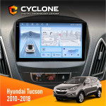 Штатная магнитола Hyundai Tucson 2010-2018 Cyclone C9-012 4x64 DSP 4G