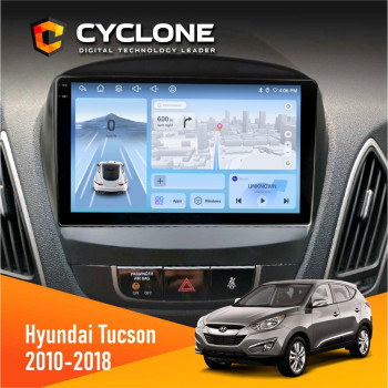 Штатная магнитола Hyundai Tucson 2010-2018 Cyclone C9-012 4x64 DSP 4G