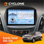 Штатная магнитола Hyundai Tucson 2010-2018 Cyclone C9009 4x64, DSP, 4G, 2k