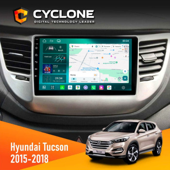 Штатна магнітола Hyundai Tucson 3 2015-2018 Cyclone C9-013 4x64 DSP 4G