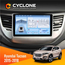 Штатная магнитола Hyundai Tucson 3 2015-2018 Cyclone C9009 4x64, DSP, 4G, 2k
