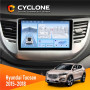 Штатная магнитола Hyundai Tucson 3 2015-2018 Cyclone C9009 4x64, DSP, 4G, 2k