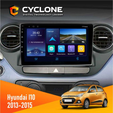  Штатна магнітола Hyundai I10 2013-2015 Cyclone C9006 4x64, DSP, DVR