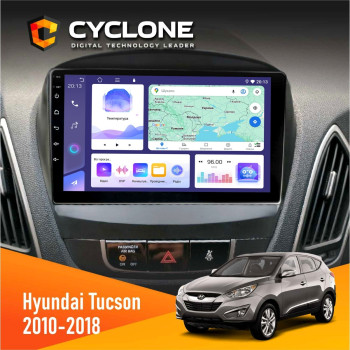 Штатна магнітола Hyundai Tucson 2010-2018 Cyclone C9-011 4x64, DSP