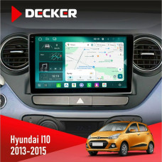 Штатная магнитола Hyundai I10 2013-2015 Decker D9004 6x128, DSP 360, 2k