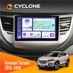 Штатная магнитола Hyundai Tucson 3 2015-2018 Cyclone C9-011 4x64, DSP