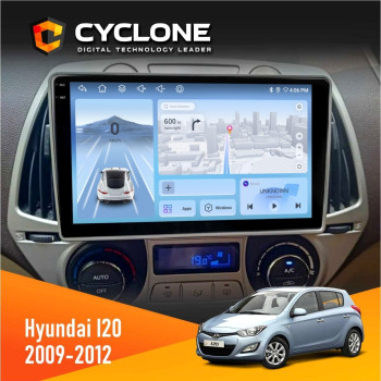 Штатна магнітола Hyundai I20 2009-2012 Climate Cyclone C9-012 4x64 DSP 4G