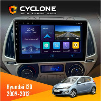 Штатная магнитола Hyundai I20 2009-2012 Climate Cyclone C9006 4x64, DSP, DVR