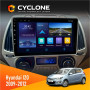 Штатная магнитола Hyundai I20 2009-2012 Climate Cyclone C9006 4x64, DSP, DVR