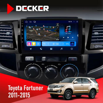 Штатная магнитола Toyota Fortuner 2011-2015 Decker D9-008 8x128 DSP 4G