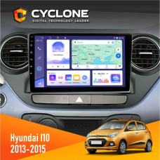 Штатная магнитола Hyundai I10 2013-2015 Cyclone C9008 4x64, DSP