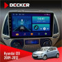 Штатная магнитола Hyundai I20 2009-2012 Climate Decker D9001 4x64, DSP