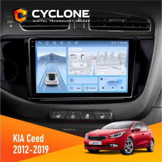 Штатная магнитола KIA Ceed 2012-2019 Cyclone C9009 4x64, DSP, 4G, 2k
