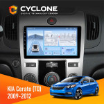 Штатна магнітола KIA Cerato (TD) 2009-2012 Cyclone C9-012 4x64 DSP 4G