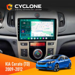 Штатна магнітола KIA Cerato (TD) 2009-2012 Climate Cyclone C9-013 4x64 DSP 4G