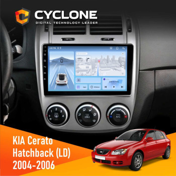 Штатна магнітола KIA Cerato 2004-2006 Cyclone C9-012 4x64 DSP 4G