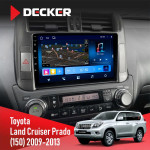 Штатная магнитола Toyota Land Cruiser Prado 150 2009-2013 Decker D9-008 8x128 DSP 4G