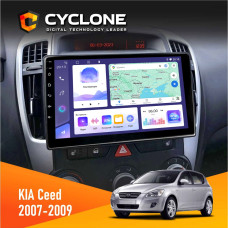 Штатная магнитола KIA Ceed 2007-2009 Cyclone C9008 4x64, DSP