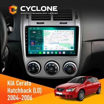 Штатна магнітола KIA Cerato 2004-2006 Cyclone C9-013 4x64 DSP 4G