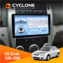Штатная магнитола KIA Cerato 2006-2008 Conditioner Cyclone C9009 4x64, DSP, 4G, 2k