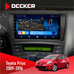 Штатна магнітола Toyota Prius 2009-2016 Decker D9-008 8x128 DSP 4G