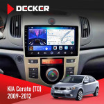 Штатная магнитола KIA Cerato (TD) 2009-2012 Climate Decker D9-006 4x64, 4G