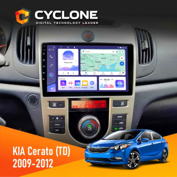 Штатна магнітола KIA Cerato (TD) 2009-2012 Climate Cyclone C9-011 4x64, DSP