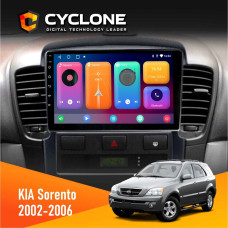  Штатна магнітола KIA Sorento (BL) 2002-2006 Cyclone C9CPL 2x32